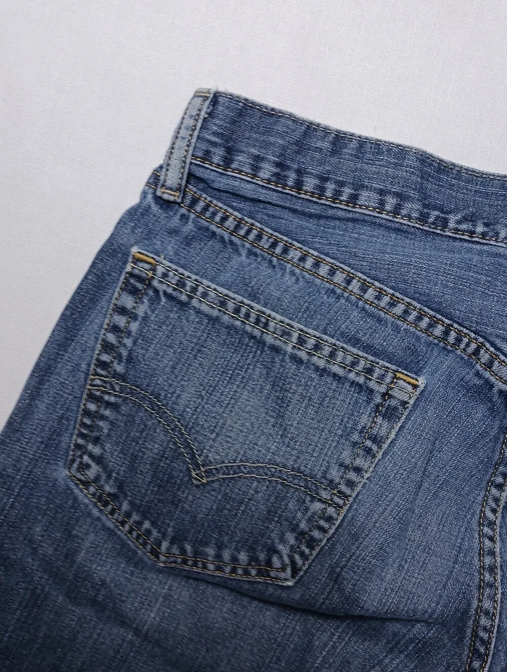 Levi's 559 Mens Relaxed Straight Jeans 33X34 Medium Blue Denim